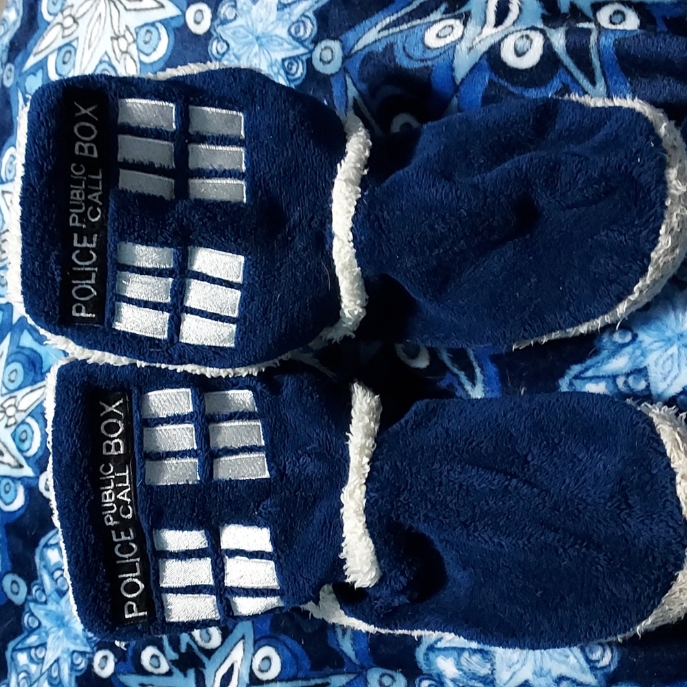 Dr Who slipper boots 5/6